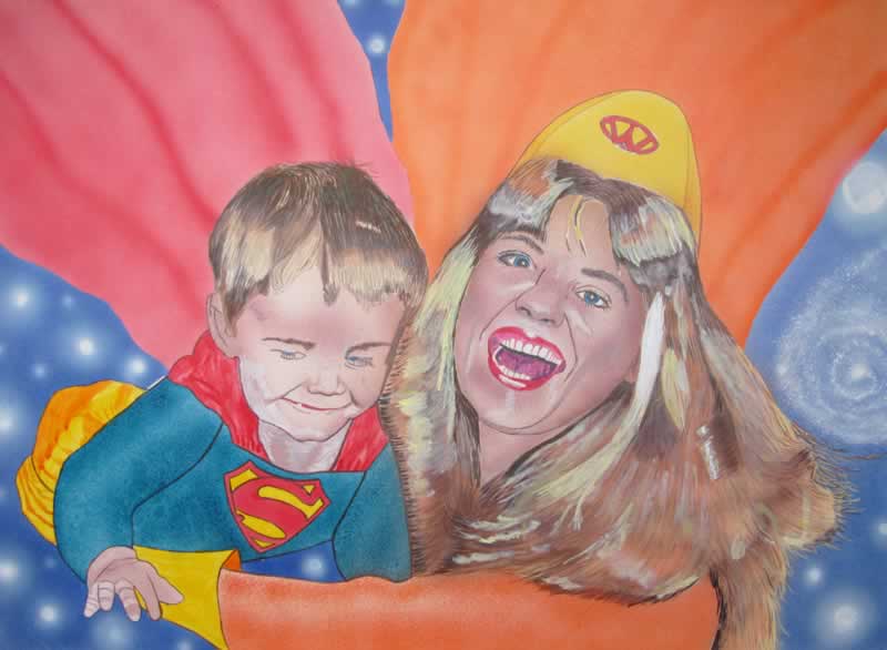 Wonder Woman & Superboy